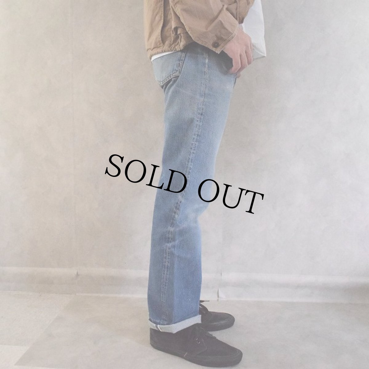 画像5: 1950's LEVI'S 501XX ギャラ入り紙パッチ W31 (5)