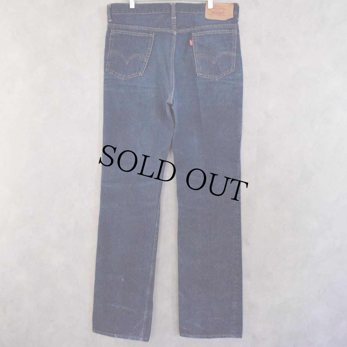 画像2: 70's LEVI'S 517-0217 BIGE デニムパンツ W37 (2)