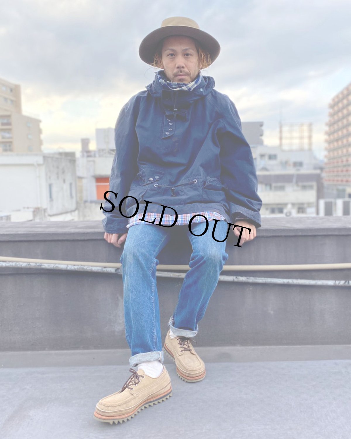 画像2: 70's LEVI'S 505-0217 BIGE デニムパンツ 大文字表記 W31 (2)