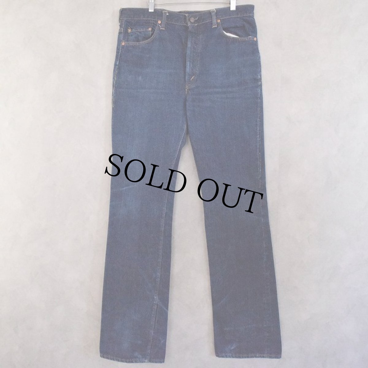 画像1: 70's LEVI'S 517-0217 BIGE デニムパンツ W37 (1)
