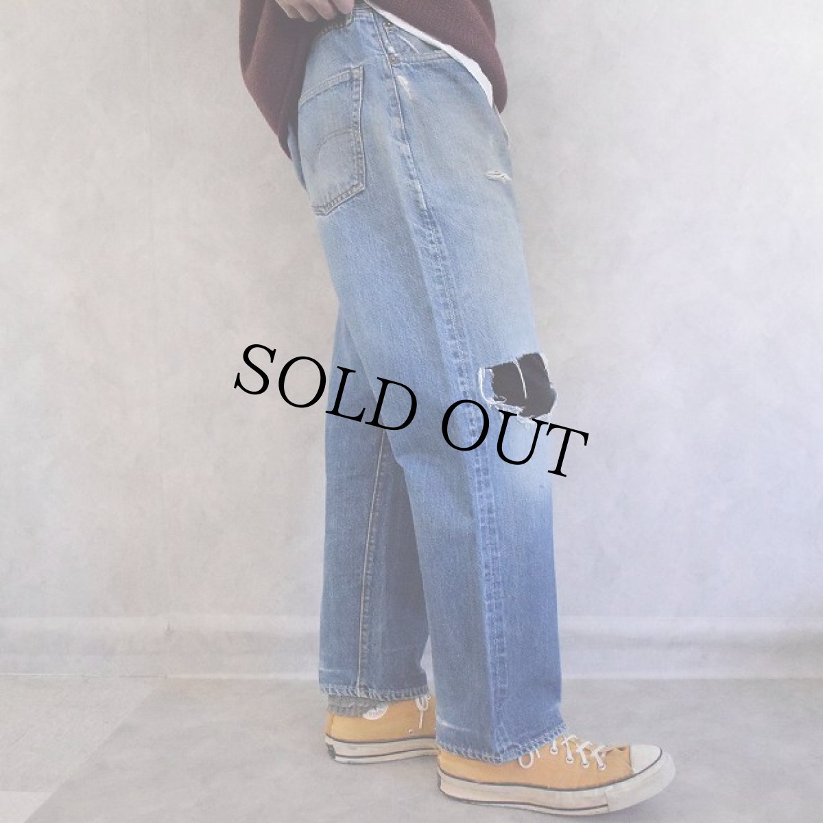 画像5: 70's Levi's 501 66前期 デニムパンツ W39 (5)