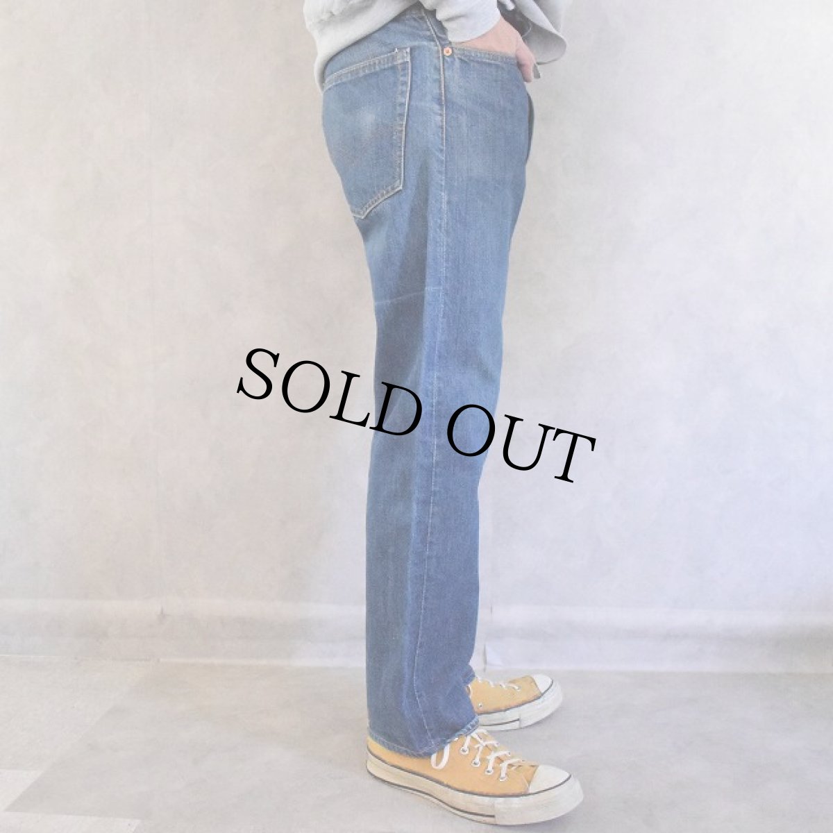 画像2: 70's Levi's 505-0217 66single デニムパンツ W35 (2)
