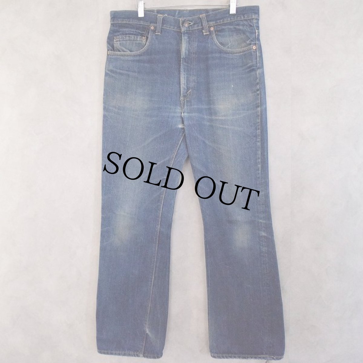 画像2: 70's LEVI'S 517 BIGE デニムパンツ W36 (2)