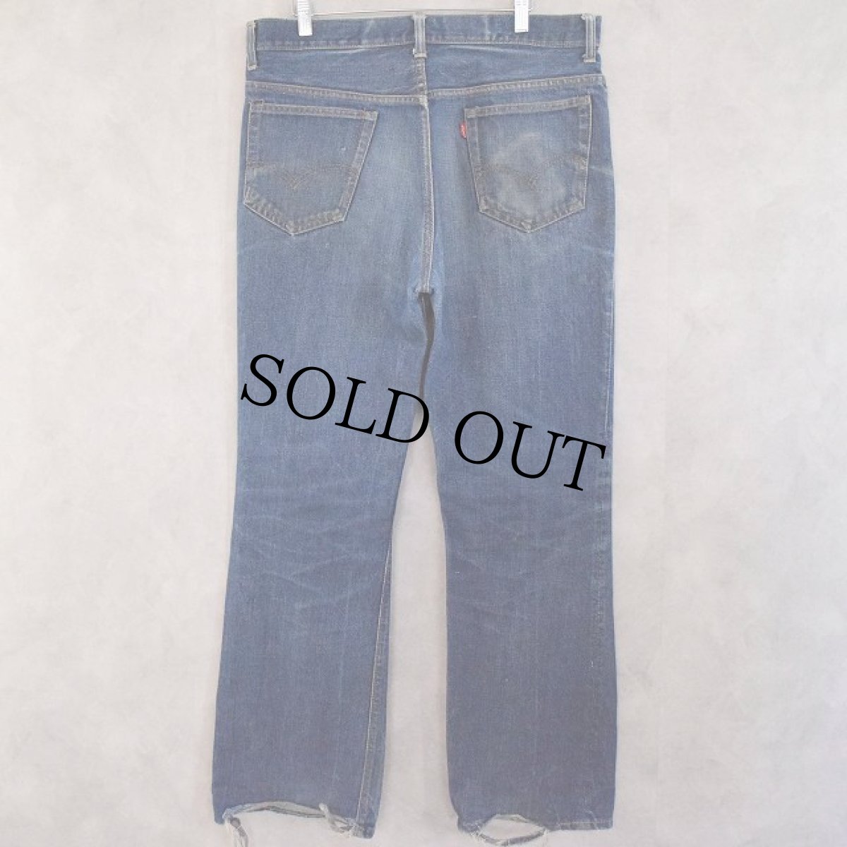 画像3: 70's LEVI'S 517 BIGE デニムパンツ W36 (3)