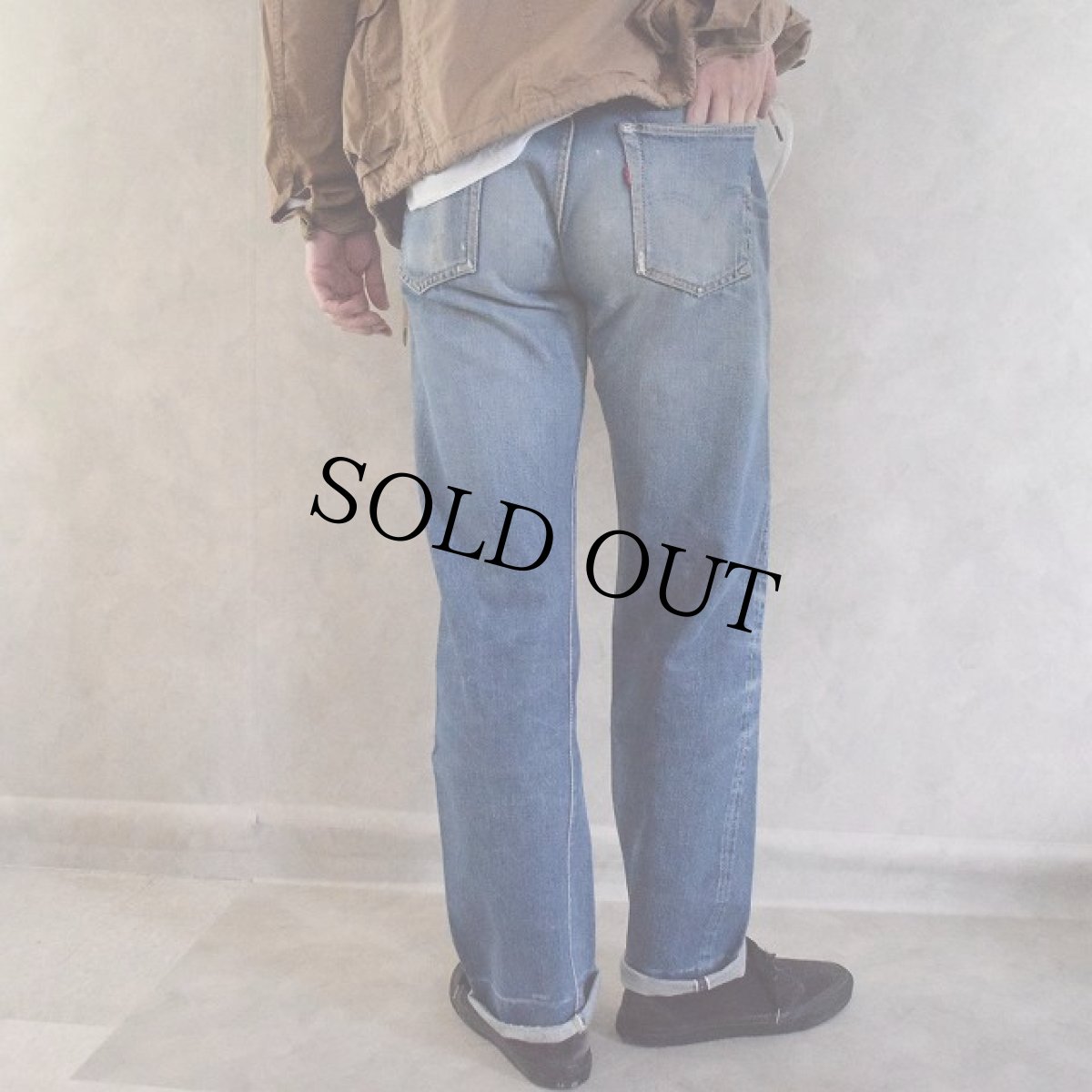画像6: 1950's LEVI'S 501XX ギャラ入り紙パッチ W31 (6)