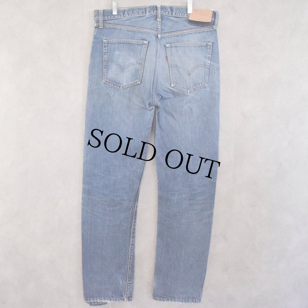 画像2: 60〜70's LEVI'S 505 BIGE デニムパンツ W36 (2)