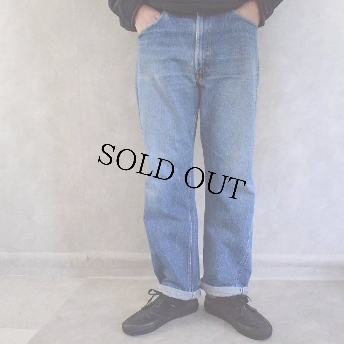 画像4: 60's LEVI'S 501Z XX BIGE デニムパンツ W35 (4)