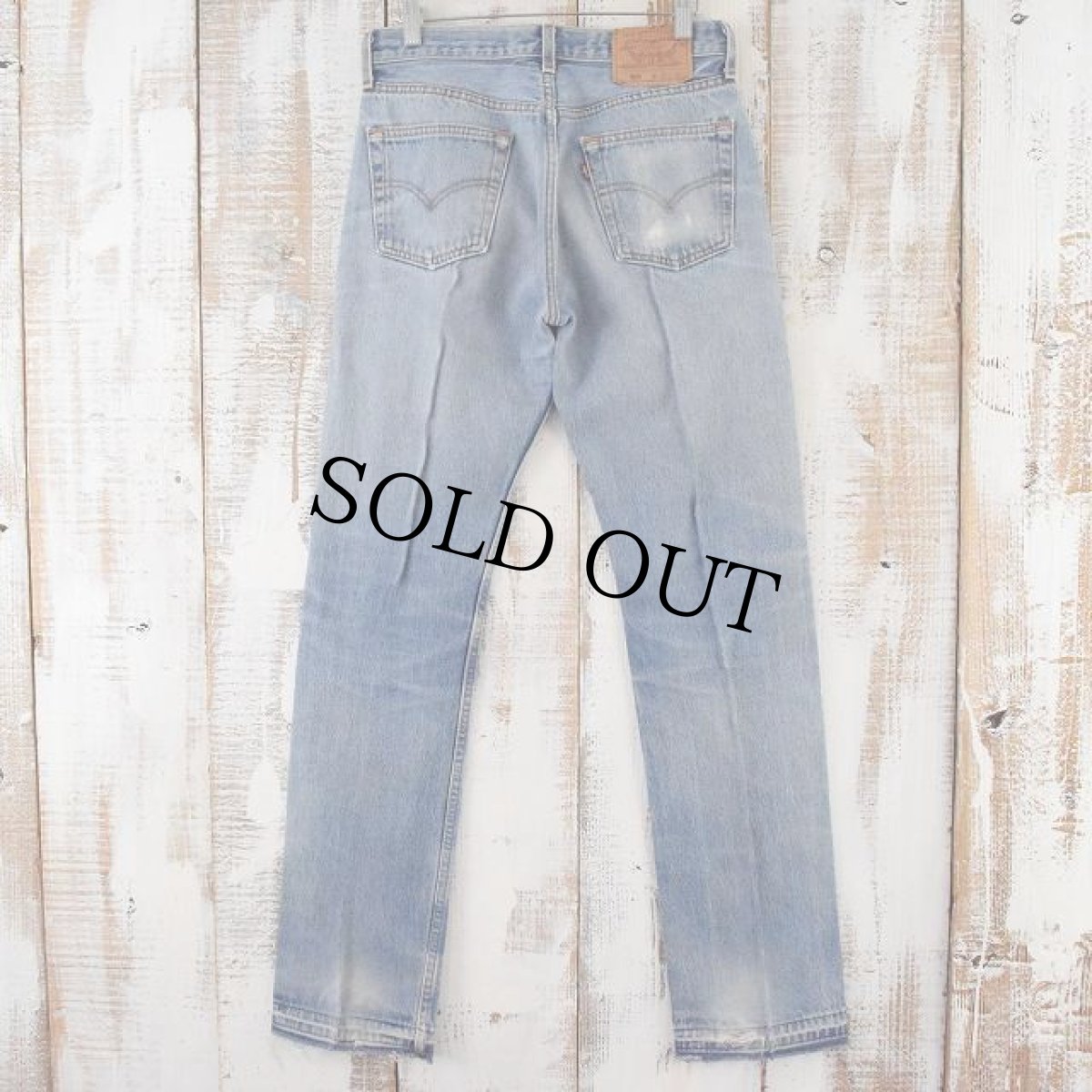 画像2: Feeet2nd ORIGINAL Levi's 501 USA製 Remake Center Press Denim Pants W30 (2)