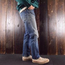 画像2: 60〜70's LEVI'S 505 BIGE デニムパンツ W32 (2)