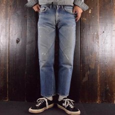 画像3: 60's LEVI'S 502 BIGE デニムパンツ W30 (3)