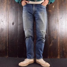 画像1: 60〜70's LEVI'S 505 BIGE デニムパンツ W32 (1)