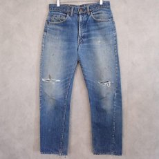 画像7: 60〜70's LEVI'S 505 BIGE デニムパンツ W32 (7)