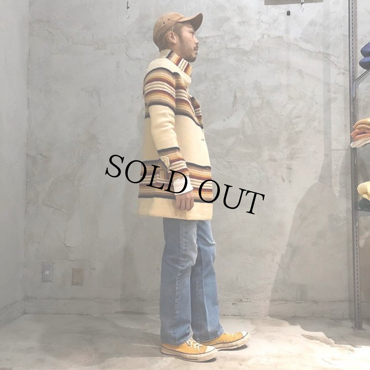 画像4: 30〜40's EVER WARM ネイティブ柄 RAG JACKET (4)