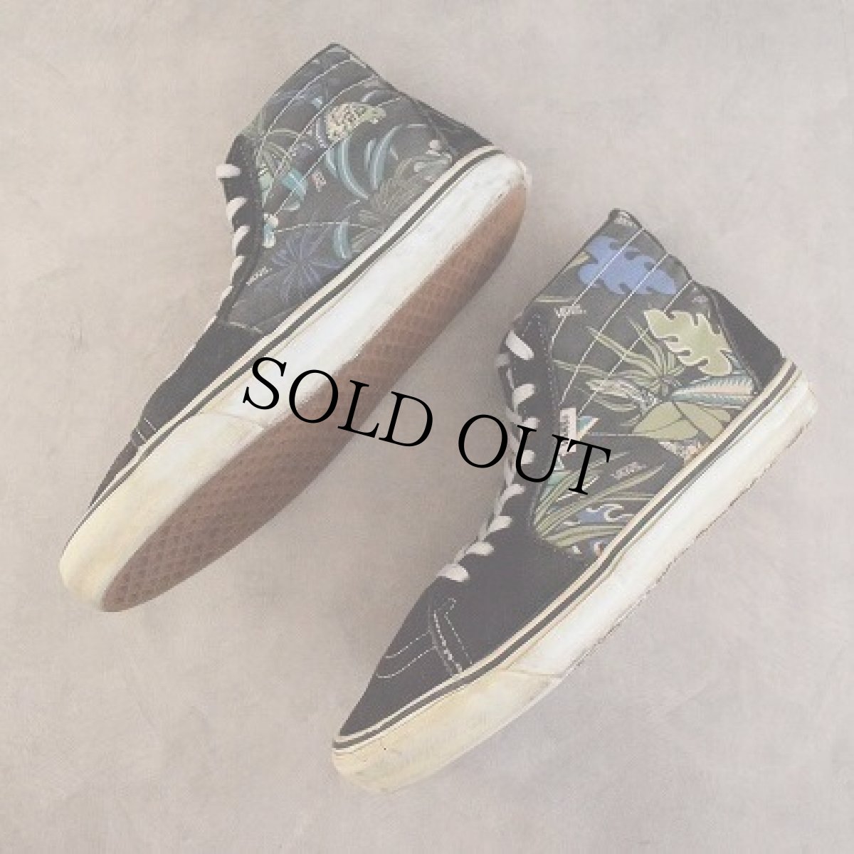 画像2: 90's VANS USA製 SK8-Hi オウム柄 10 (2)