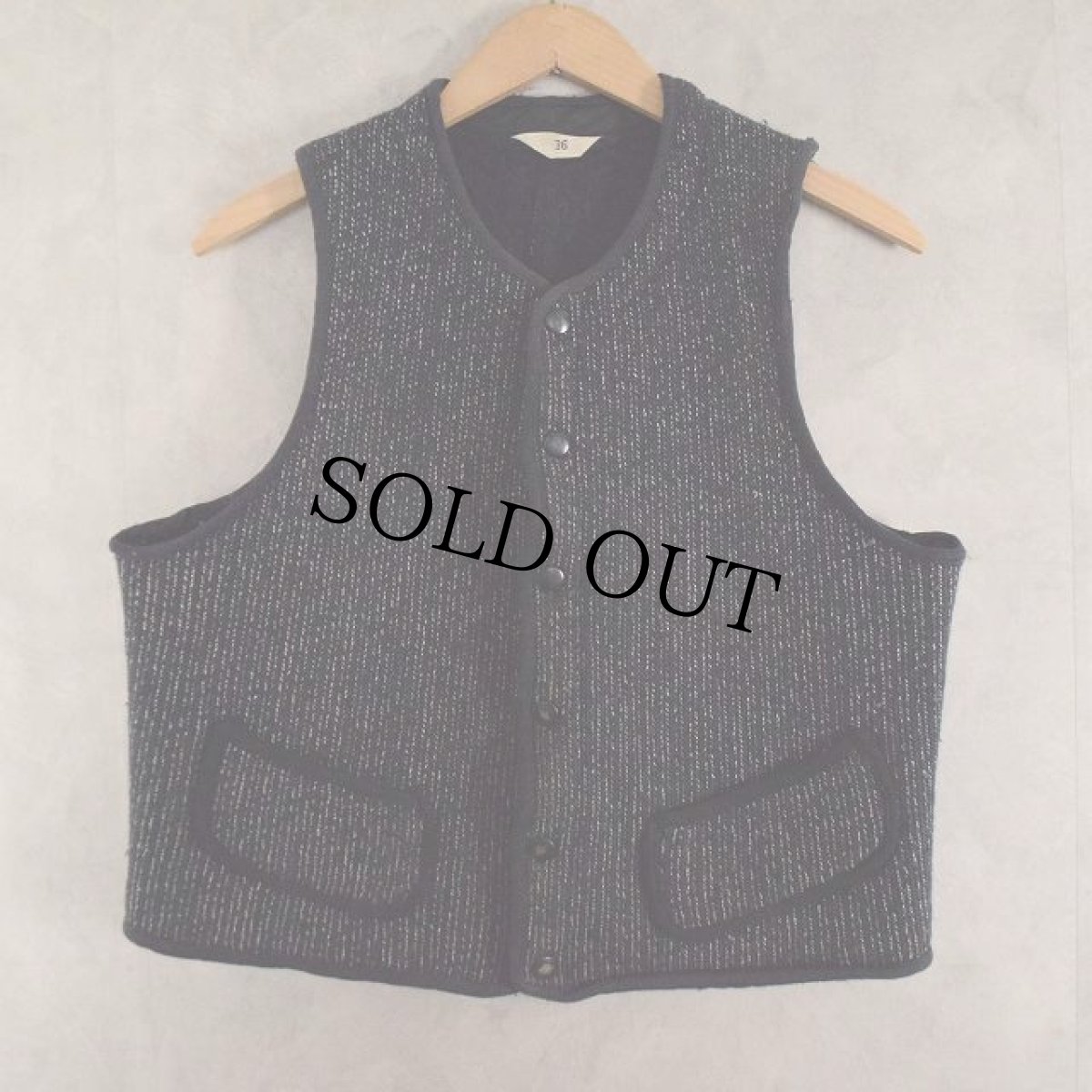 画像2: 40's BROWN'S BEACH JACKET ビーチクロスベスト (2)