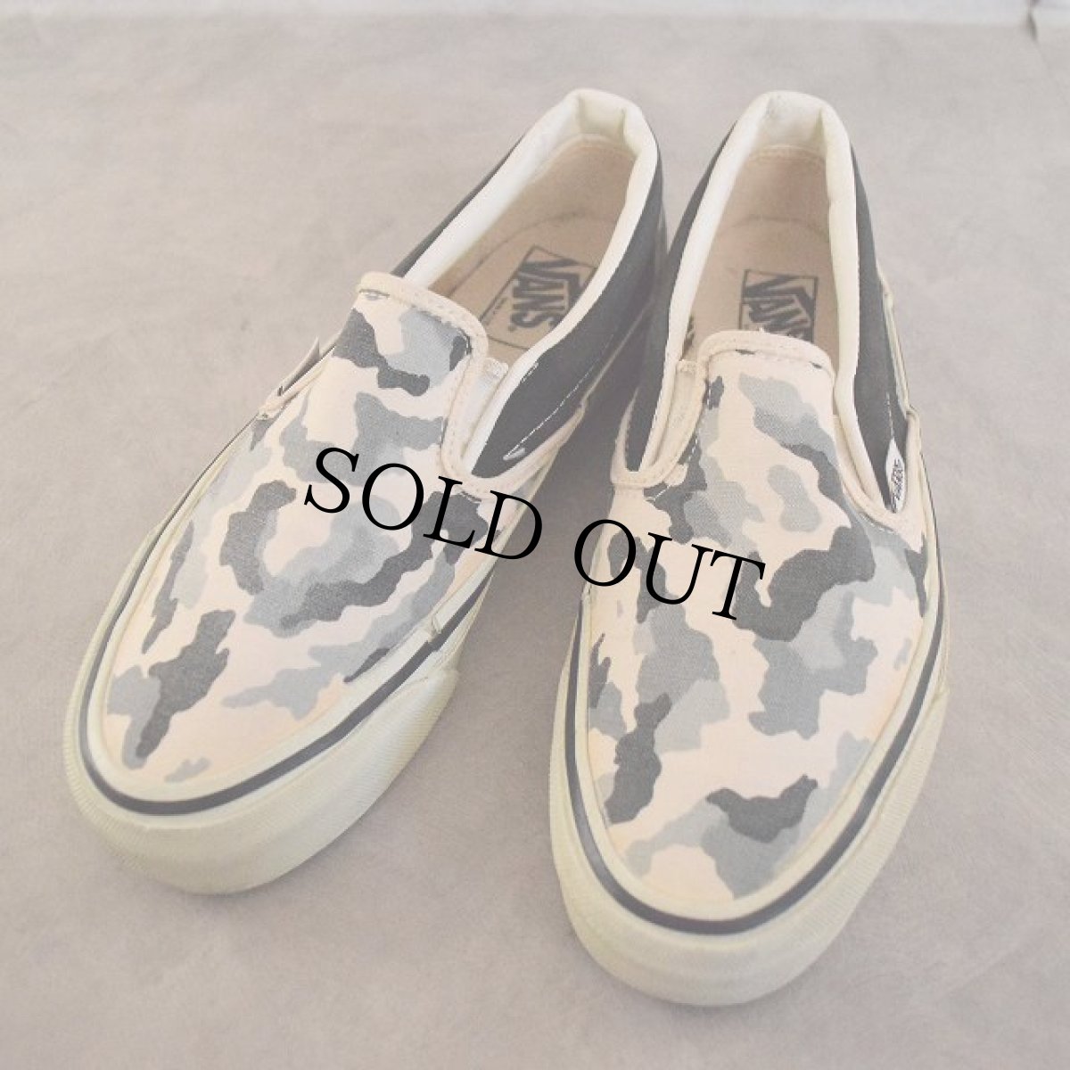 画像1: 90's VANS USA製 Camouflage SLIPON 8 (1)