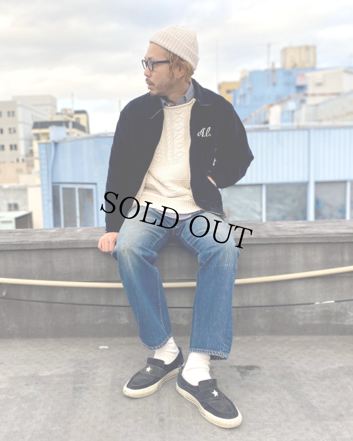 画像5: 50's "Cheetha Yun Clue" 別珍×サテン 虎刺繍 スカジャン (5)