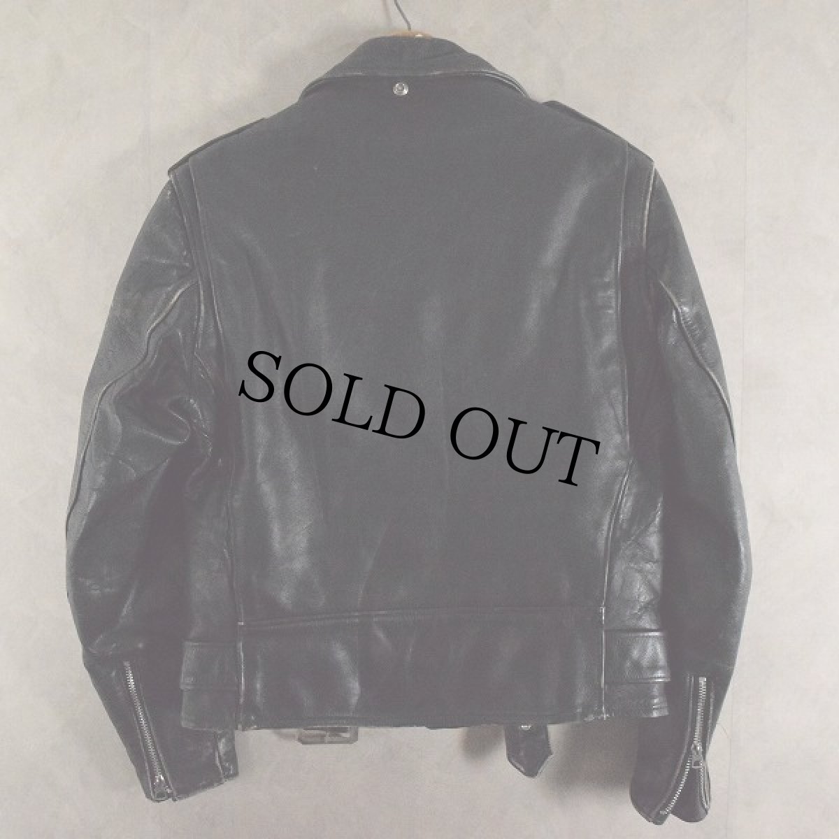 画像2: 70's Schott PERFECTO ワンスター "牛タグ前期" ダブルライダースジャケット (2)