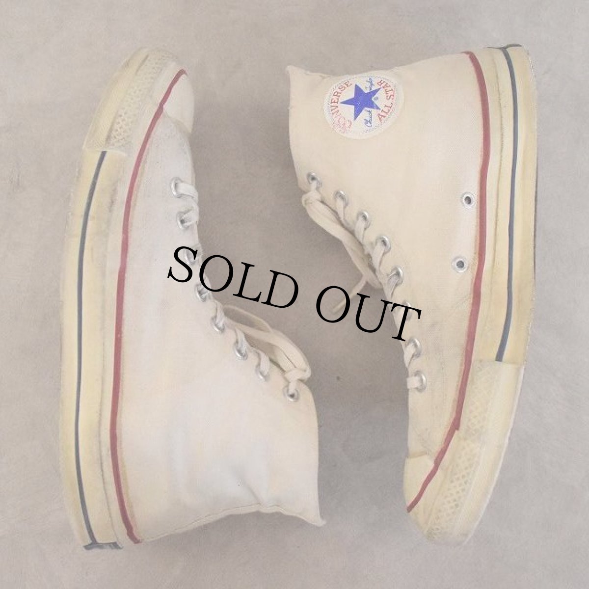 画像2: 70's CONVERSE CHUCK TAYLOR USA製 一つ星 10 1/2 (2)