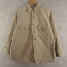 画像2: 50's Carhartt "LONGHORN チェーン刺繍" Work Shirt (2)