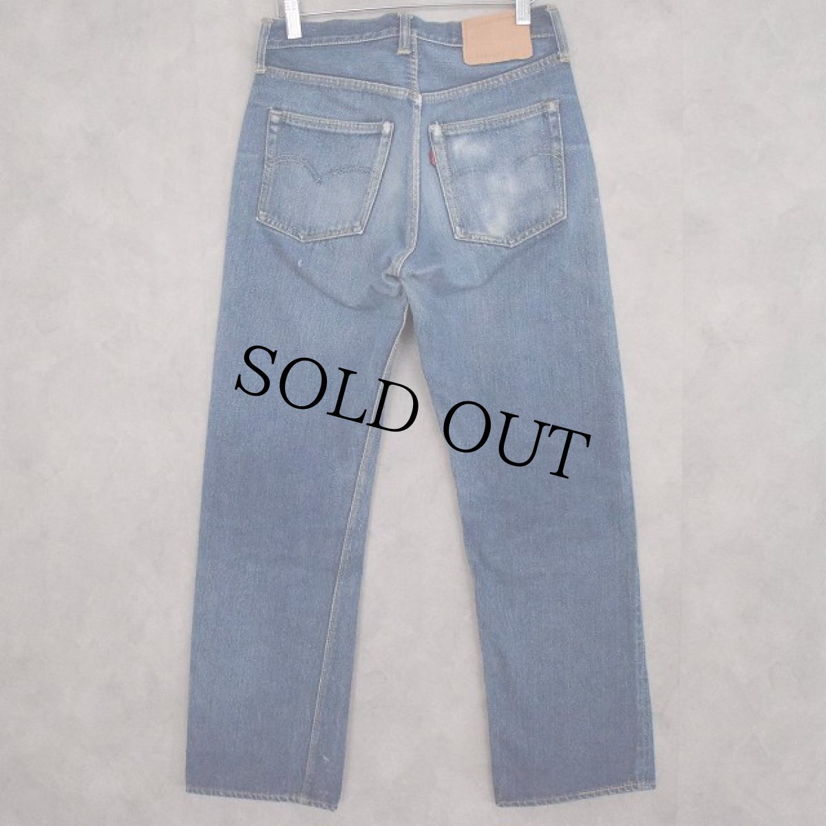 画像2: 50's〜60's LEVI'S 504ZXX ギャラ入り紙パッチ デニムパンツ W29 (2)