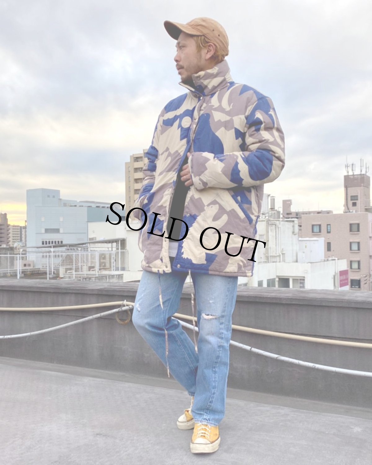 画像3: 80's Enrico Coveri ITALY製 animal pattern 中綿ジャケット (3)