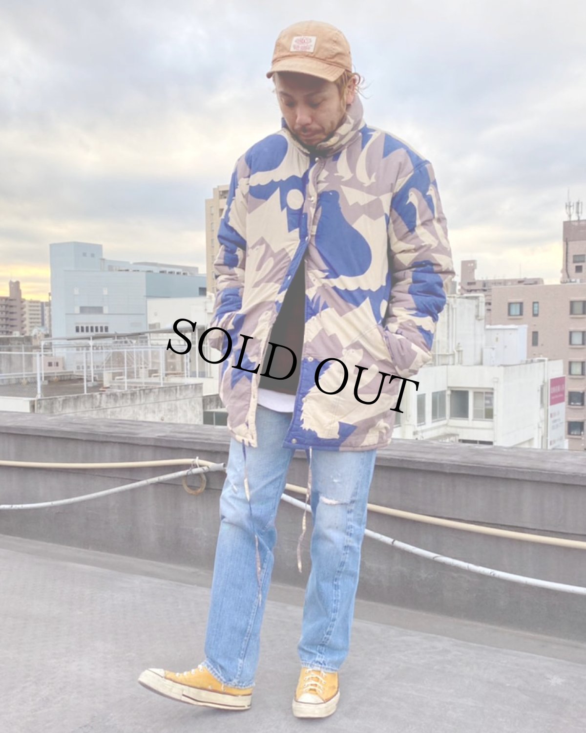 画像4: 80's Enrico Coveri ITALY製 animal pattern 中綿ジャケット (4)