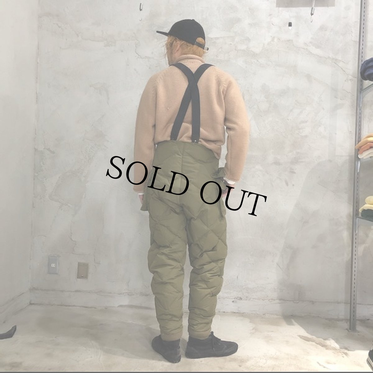 画像4: 70's Eddie Bauer "KARAKORAM"(後期) Down Trousers with suspenders? ? (4)