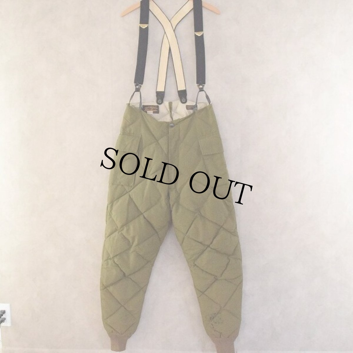画像2: 70's Eddie Bauer "KARAKORAM"(後期) Down Trousers with suspenders? ? (2)