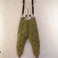 画像2: 70's Eddie Bauer "KARAKORAM"(後期) Down Trousers with suspenders? ? (2)