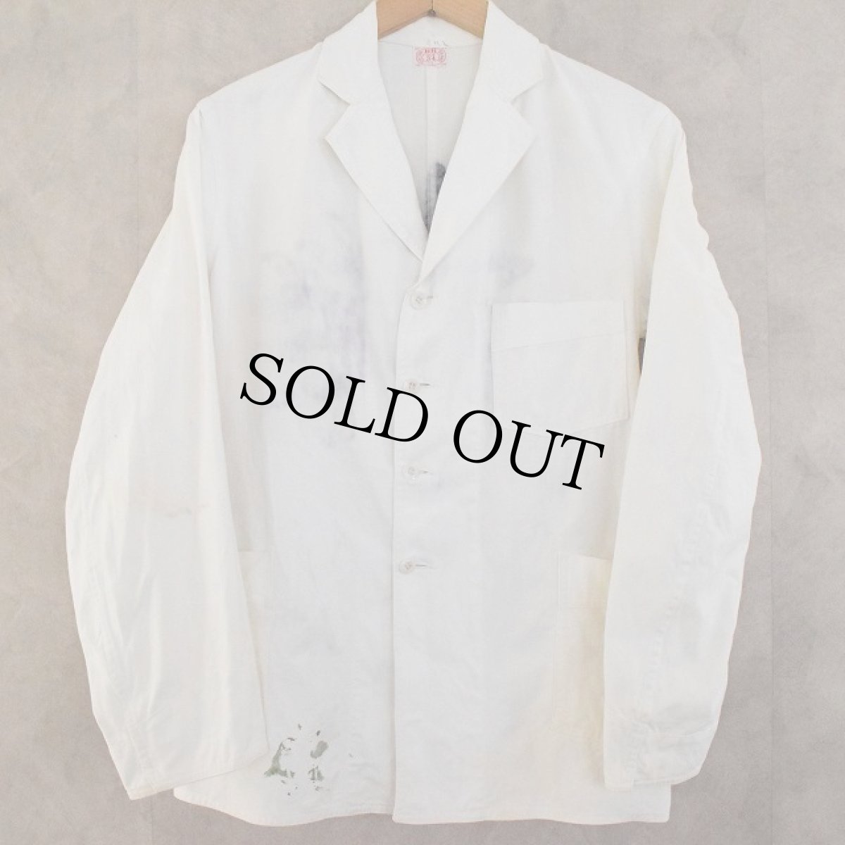 画像2: 40's〜 DAYTON RR BRAND Hand Paint Work Tailored Jacket (2)