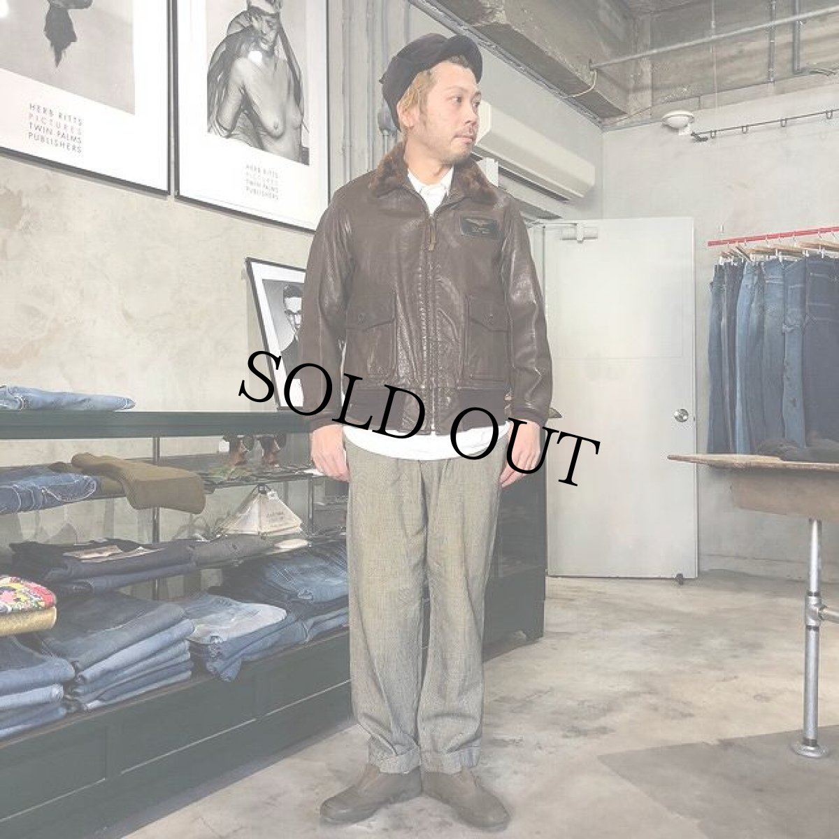 画像4: 40's U.S.NAVY M-422A Flight Jacket (4)