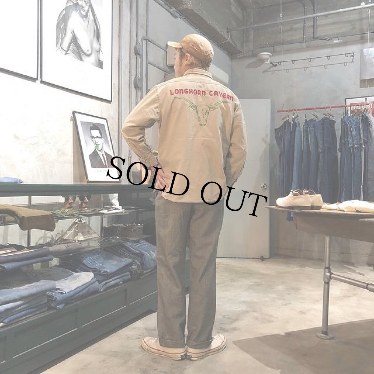 画像6: 50's Carhartt "LONGHORN チェーン刺繍" Work Shirt (6)