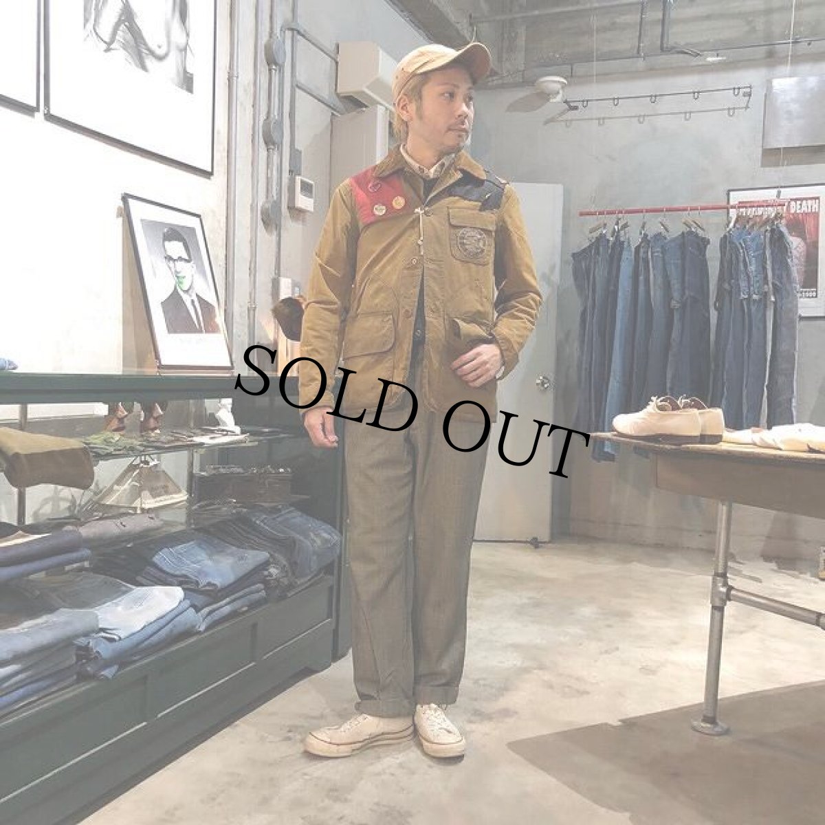 画像3: POLO Ralph Lauren Custom Oiled Hunting Jacket S (3)