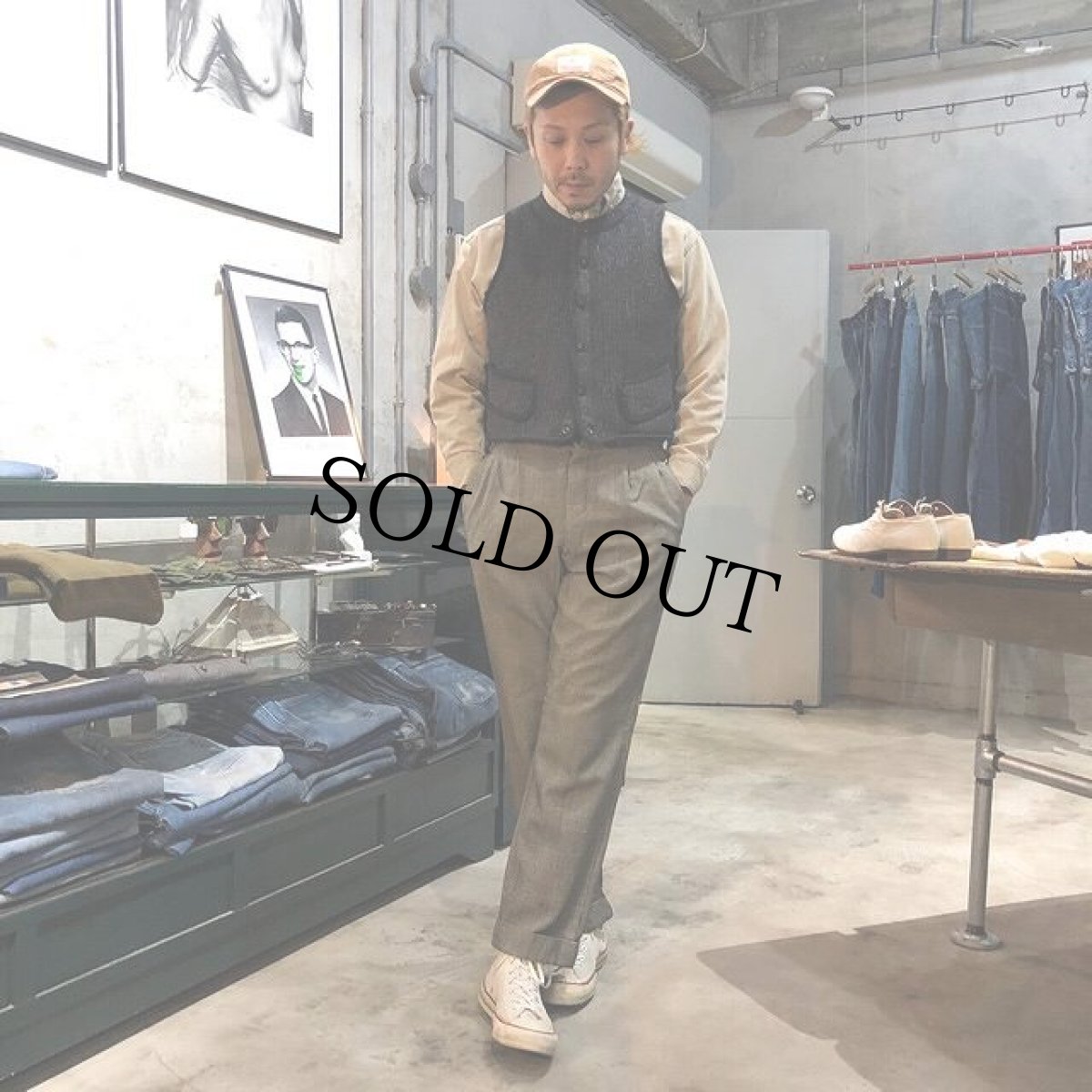 画像3: 40's BROWN'S BEACH JACKET ビーチクロスベスト (3)