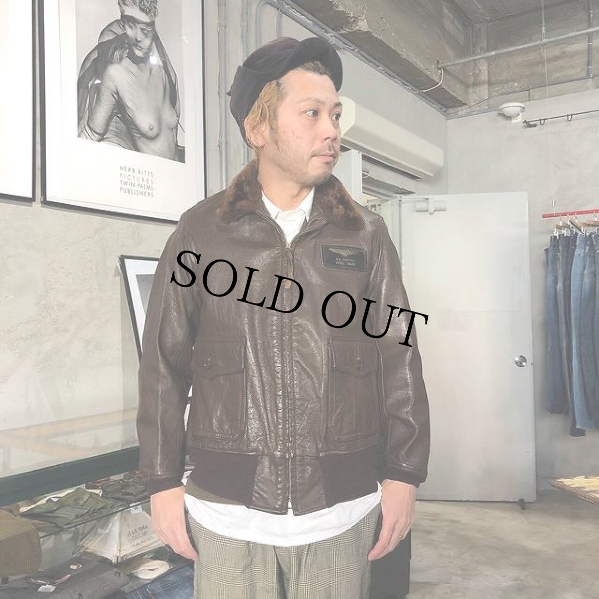 画像3: 40's U.S.NAVY M-422A Flight Jacket (3)