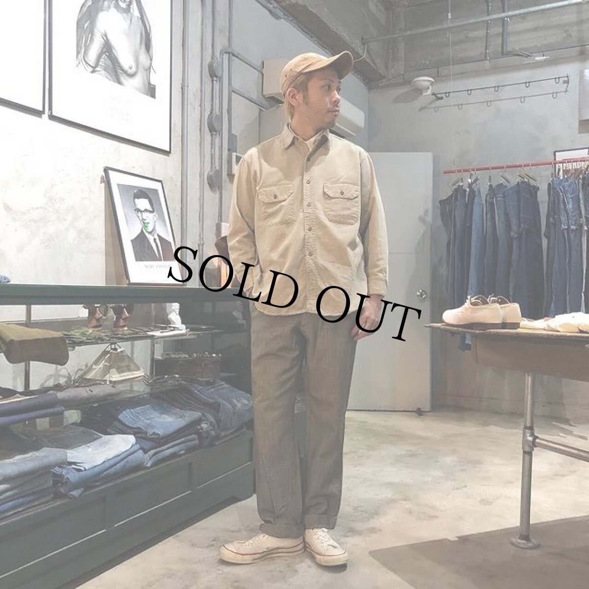 画像4: 50's Carhartt "LONGHORN チェーン刺繍" Work Shirt (4)