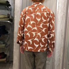 画像4: 40's NORRIS Casuals 鳥柄 L/S Aloha Shirt (4)