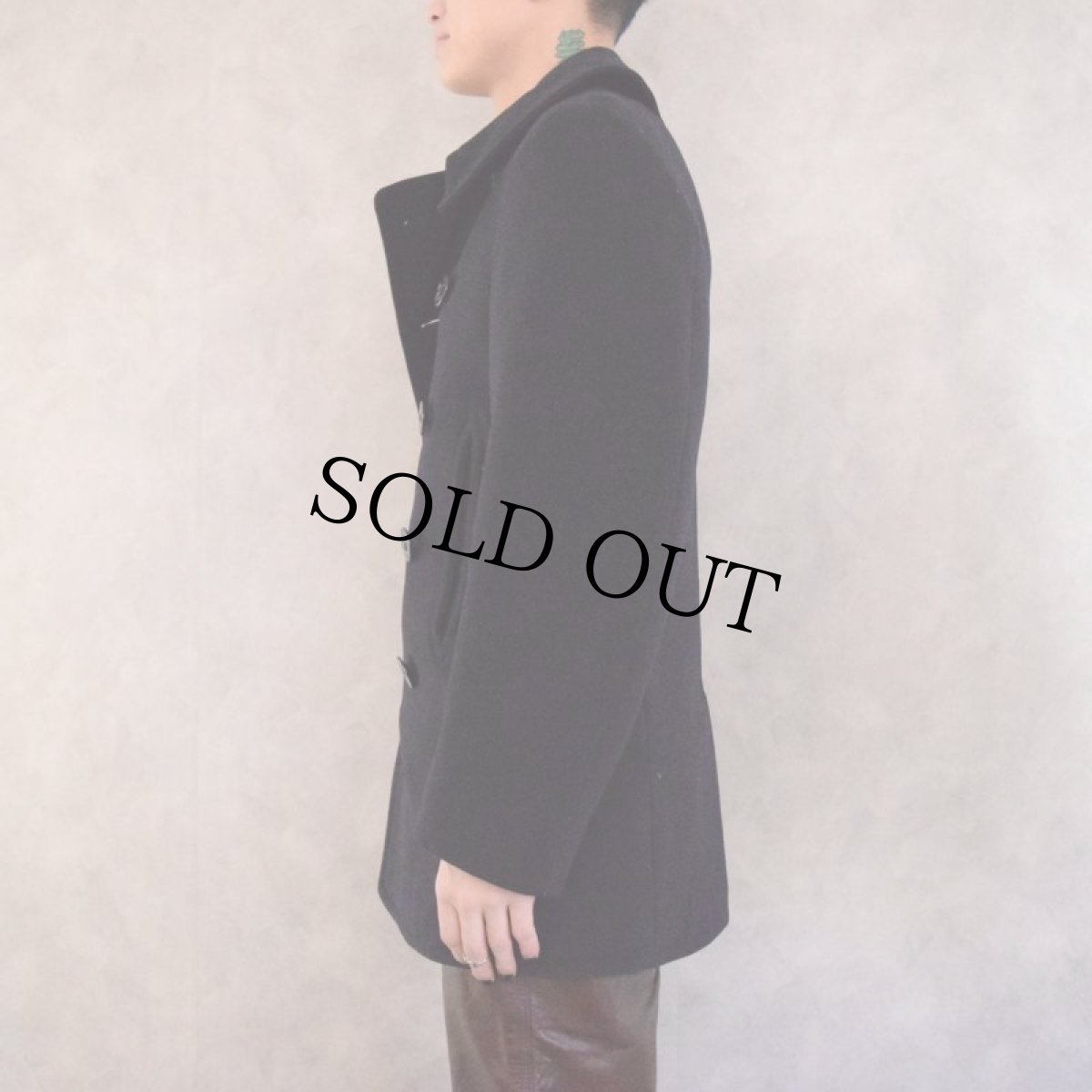 画像3: 40's U.S.NAVY 10ボタン Pコート (3)