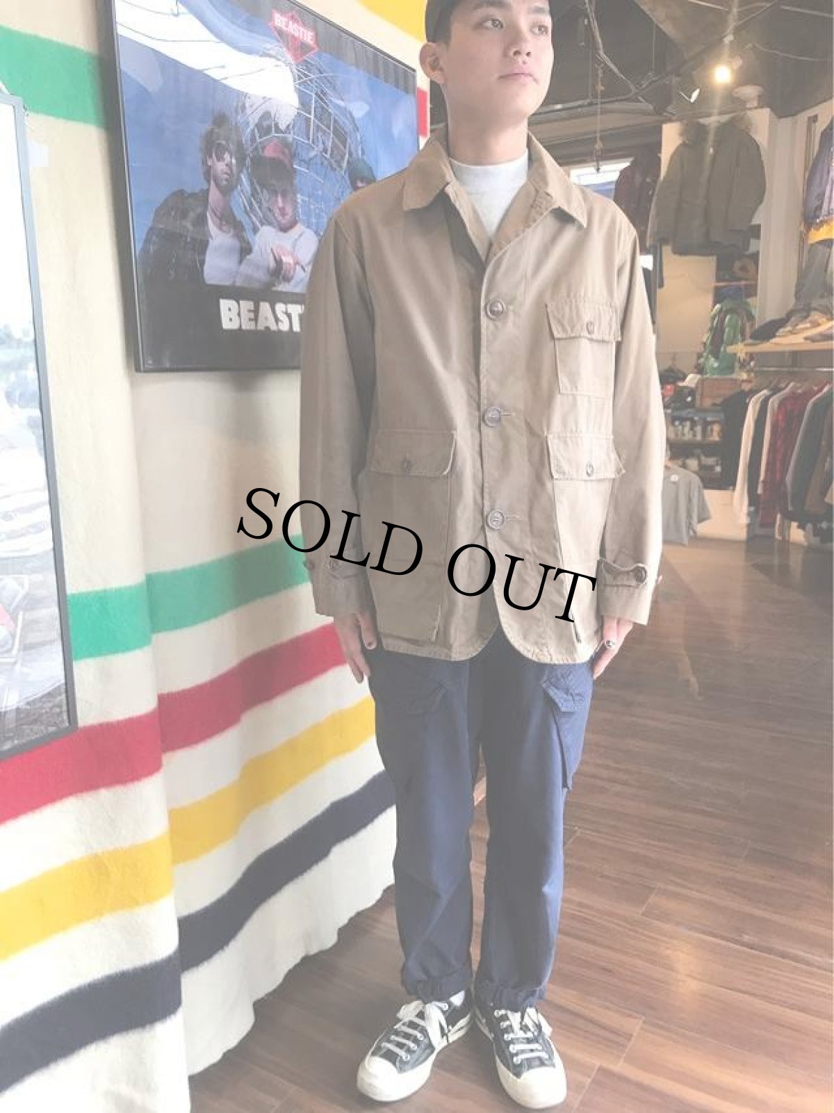 画像2: 50's〜60's MASLAND Hunting Jacket (2)