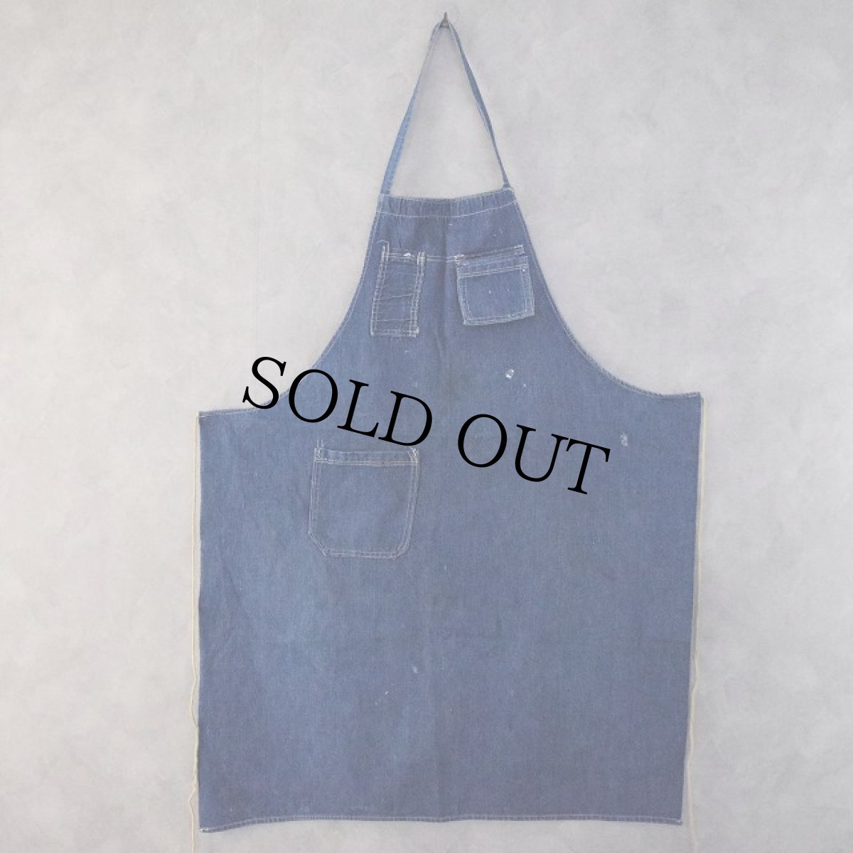 画像1: VINTAGE Denim Apron (1)