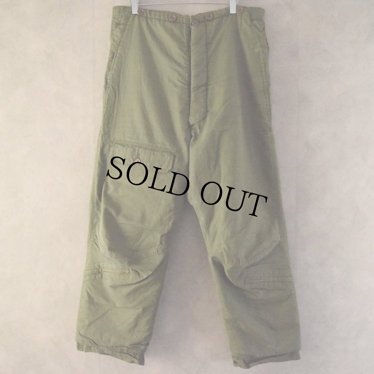 画像1: 40's U.S.ARMY AIR FORCE A-9 アルパカライナー Flight Pants W34 (1)