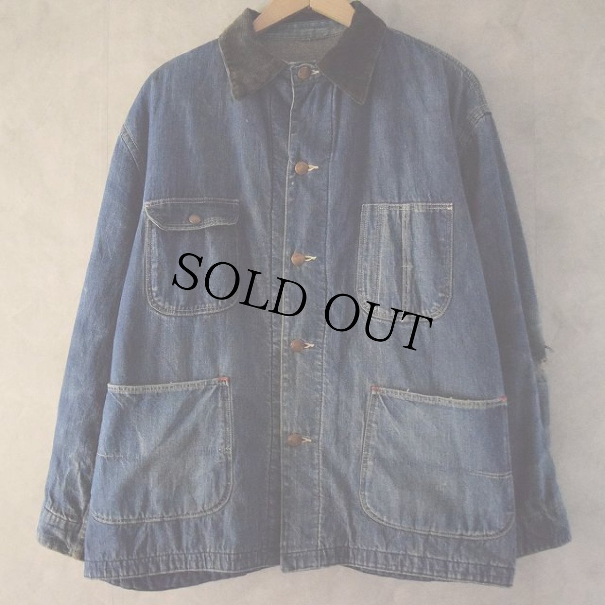 画像1: 50〜60's STOREBRAND Denim Coverall (1)