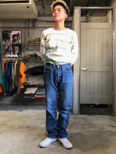 画像2: 60's〜70's LEVI'S 501 BIGE デニムパンツ W33 (2)