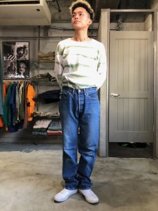 画像2: 60's〜70's LEVI'S 501 BIGE デニムパンツ W33 (2)