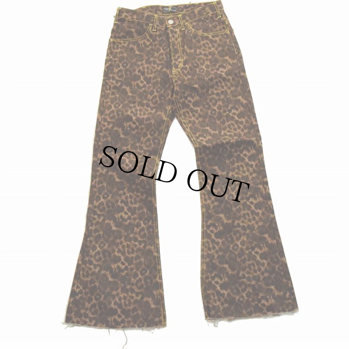 画像1: STRANGE TRIP "LOOSE ROCKER PANTS" BROWN LEOPARD 【M】 (1)