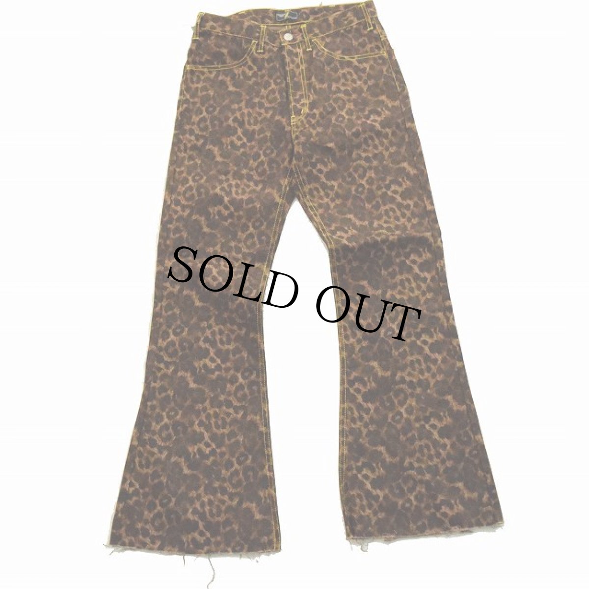 画像1: STRANGE TRIP "LOOSE ROCKER PANTS" BROWN LEOPARD 【M】 (1)