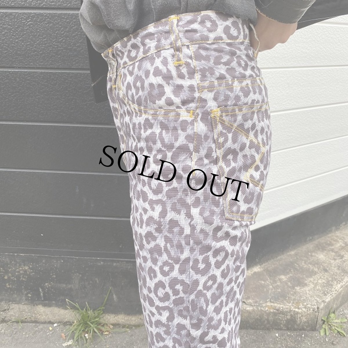 画像5: STRANGE TRIP "LOOSE ROCKER PANTS" WHITE LEOPARD 【L】 (5)