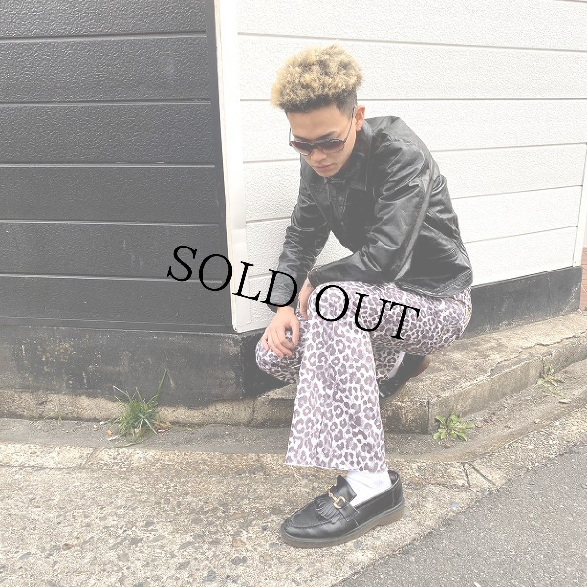 画像3: STRANGE TRIP "LOOSE ROCKER PANTS" WHITE LEOPARD 【L】 (3)