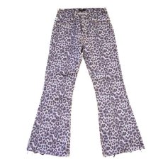 画像2: STRANGE TRIP "LOOSE ROCKER PANTS" WHITE LEOPARD 【M】 (2)